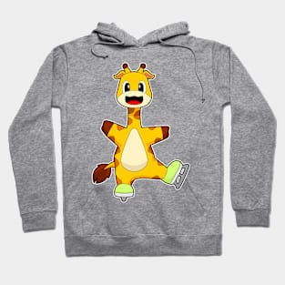 Giraffe Ice skating Ice skates Hoodie